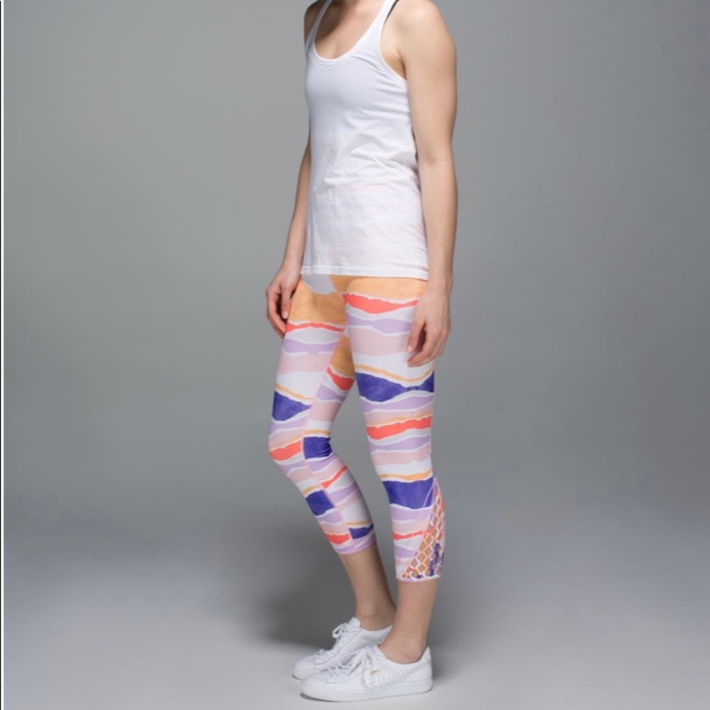 Lululemon True Self Crop In Iris Flower - image 1